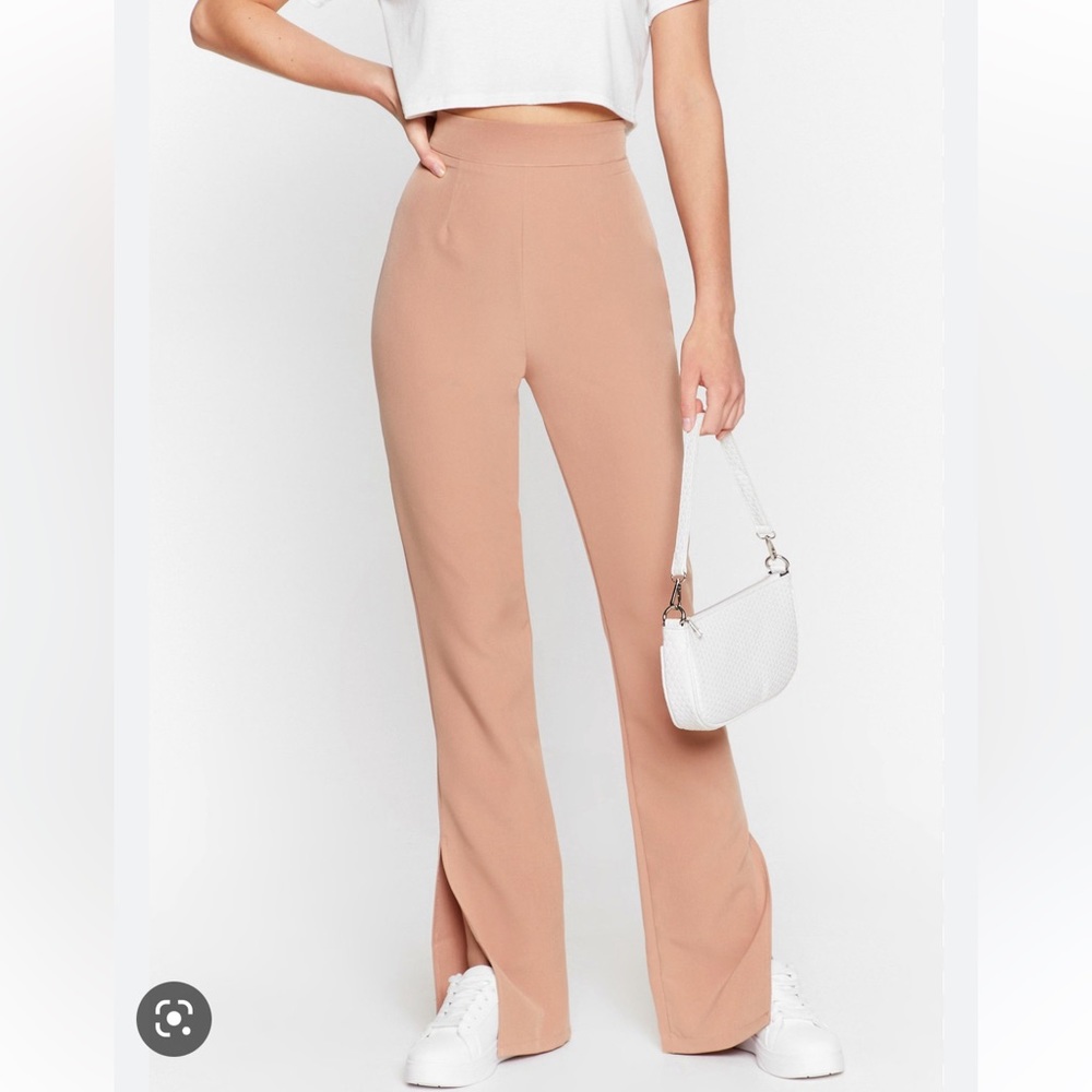 NWT Nasty Gal Make A Run For Split High-Waisted Pants
